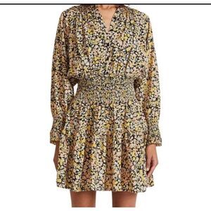Apiece Apart La Ventura Ting Flowers Mini Smocked Dress sz Medium